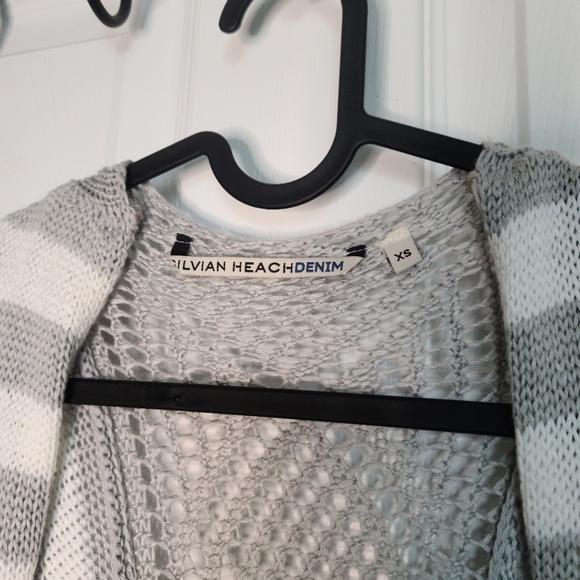 Silvian Heach Long Knit Boho Vest OS - Picture 6 of 9